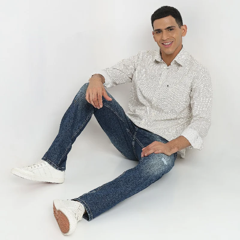 Men's Graphic - Printed Casual Shirts with Pop - Culture References for a Fun and Stylish LookRegular Fit Printed Shirt Men's Graphic - Printed Casual Shirts with Pop - Culture References for a Fun and Stylish LookRegular Fit Printed Shirt
