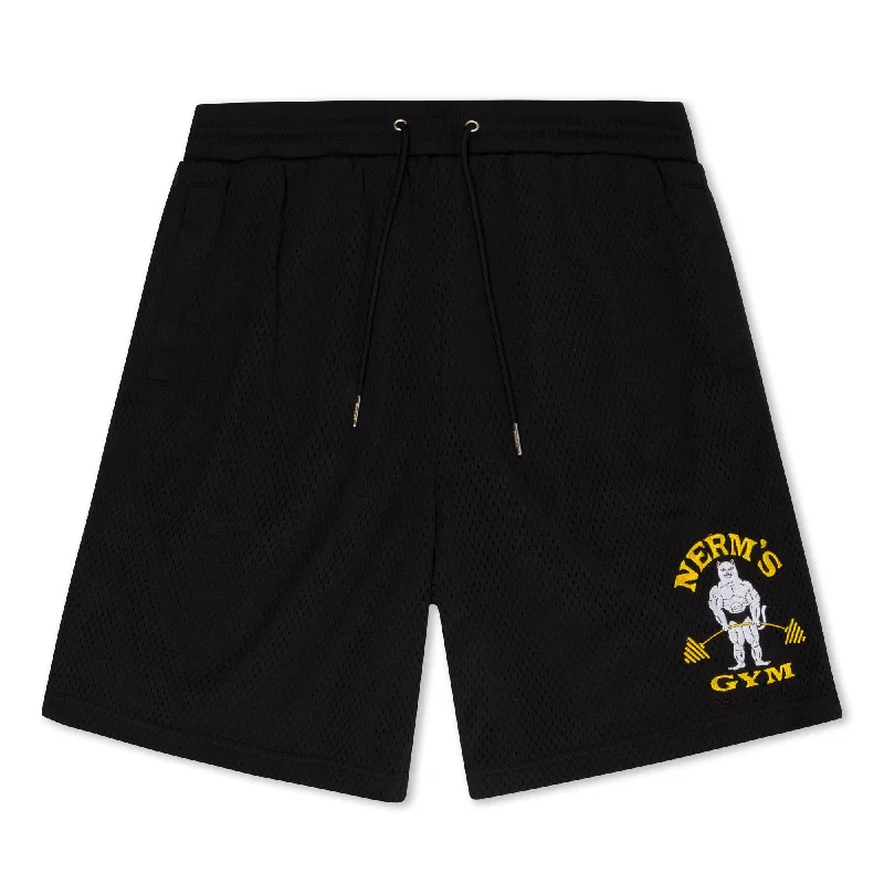 Men's zip - pocket canvas shorts for added functionality during travelRipped n Dipped Mesh Shorts (Black) Men's zip - pocket canvas shorts for added functionality during travelRipped n Dipped Mesh Shorts (Black)