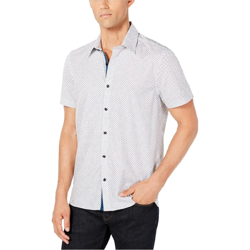 Men's Shearling - Lined Collar Casual Shirts in Brown for a Rustic and Warm AppealRyan Seacrest Mens Diamond Grid Button Up Shirt, White, Small Men's Shearling - Lined Collar Casual Shirts in Brown for a Rustic and Warm AppealRyan Seacrest Mens Diamond Grid Button Up Shirt, White, Small