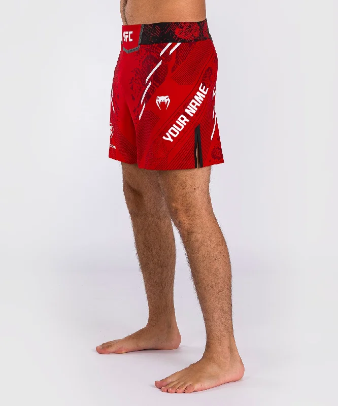 Men's ripped denim shorts for a trendy streetwear aestheticShort de combat personnalisé Coupe courte pour Hommes UFC Adrenaline by Venum Authentic Fight Night – Rouge Men's ripped denim shorts for a trendy streetwear aestheticShort de combat personnalisé Coupe courte pour Hommes UFC Adrenaline by Venum Authentic Fight Night – Rouge