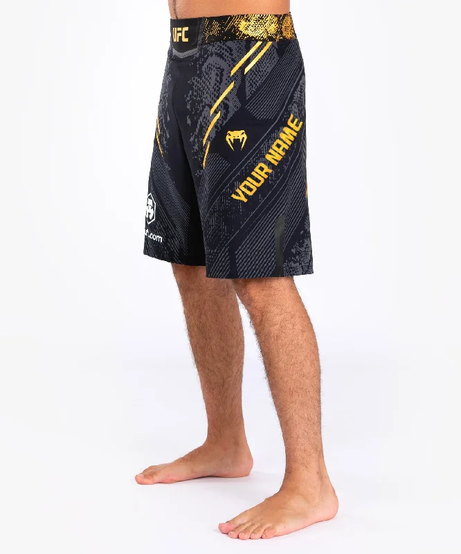 Men's pastel - colored cotton shorts for a spring - friendly outfitShort de combat personnalisé Coupe longue pour Hommes UFC Adrenaline by Venum Authentic Fight Night – Noir/Or Men's pastel - colored cotton shorts for a spring - friendly outfitShort de combat personnalisé Coupe longue pour Hommes UFC Adrenaline by Venum Authentic Fight Night – Noir/Or