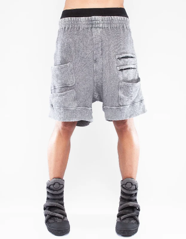 Men's floral print silk blend shorts for a unique night - out lookSHORTS STONE HERMIT M Men's floral print silk blend shorts for a unique night - out lookSHORTS STONE HERMIT M