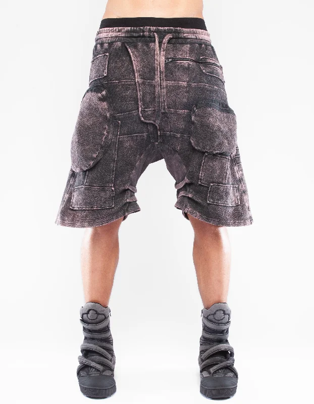 Men's camo print cargo shorts for outdoor adventuresSHORTS CRYSTAL M