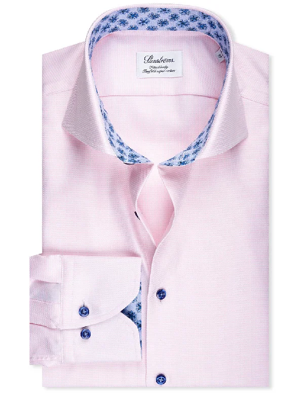Men's Tailored Fit Checkered Casual Shirts in Multicolor for a Smart - Casual EnsembleContrast Floral Inlay Shirt Pink Men's Tailored Fit Checkered Casual Shirts in Multicolor for a Smart - Casual EnsembleContrast Floral Inlay Shirt Pink