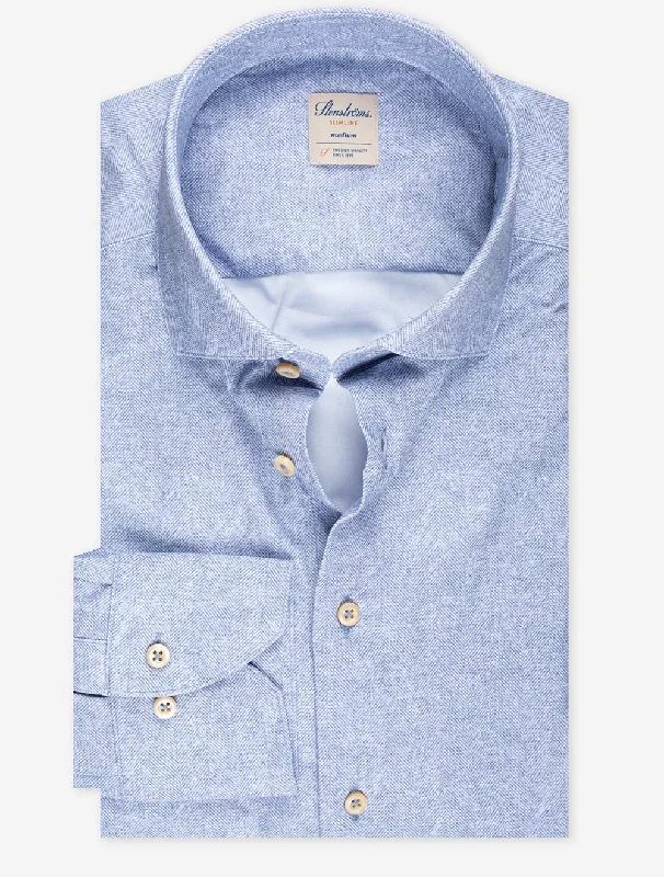 Men's Long - Line Oversized Casual Shirts in Dark Gray for a Relaxed and Modern LookSlimline Herringbone Jersey Shirt Blue Men's Long - Line Oversized Casual Shirts in Dark Gray for a Relaxed and Modern LookSlimline Herringbone Jersey Shirt Blue