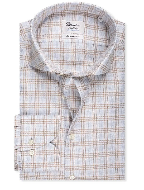 Men's Tailored Fit Checkered Casual Shirts in Multicolor for a Smart - Casual EnsembleExtra Long Plaid Shirt Brown Men's Tailored Fit Checkered Casual Shirts in Multicolor for a Smart - Casual EnsembleExtra Long Plaid Shirt Brown