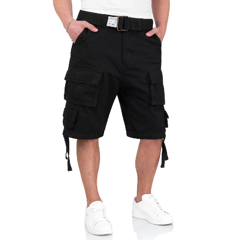 Men's neon - colored athletic shorts for high - visibility workoutsSurplus Division Shorts Black Men's neon - colored athletic shorts for high - visibility workoutsSurplus Division Shorts Black