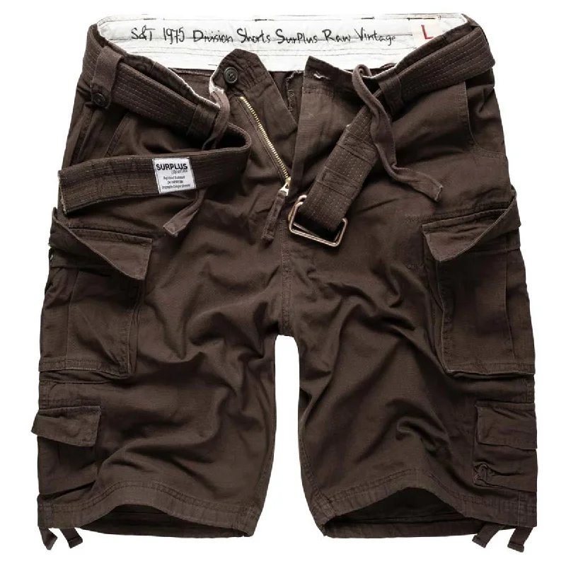 Men's checkered pattern wool shorts for a stylish winter layering optionSurplus Division Shorts Brown Men's checkered pattern wool shorts for a stylish winter layering optionSurplus Division Shorts Brown