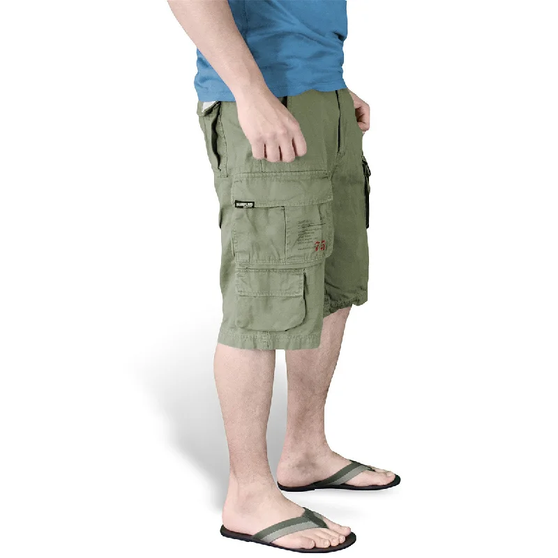 Men's ripped denim shorts for a trendy streetwear aestheticSurplus Mens Trooper Shorts Olive Green Men's ripped denim shorts for a trendy streetwear aestheticSurplus Mens Trooper Shorts Olive Green