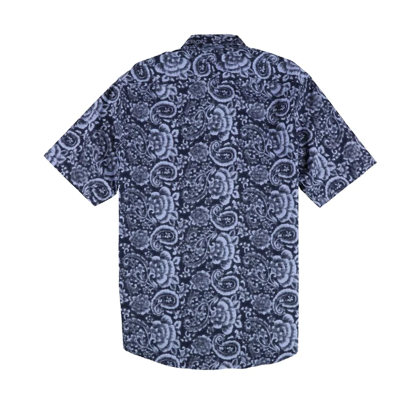 Men's Moisture - Wicking Performance Fabric Casual Shirts for Outdoor ActivitiesTasso Elba Mens Paisley Button Up Shirt, Blue, Medium Men's Moisture - Wicking Performance Fabric Casual Shirts for Outdoor ActivitiesTasso Elba Mens Paisley Button Up Shirt, Blue, Medium