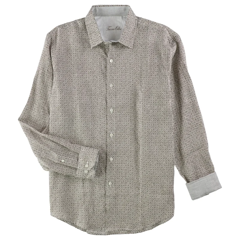 Men's Stretch - Fabric Casual Shirts in Navy Blue for a Comfortable and Flexible FitTasso Elba Mens Scroll Tile Button Up Shirt, White, Small Men's Stretch - Fabric Casual Shirts in Navy Blue for a Comfortable and Flexible FitTasso Elba Mens Scroll Tile Button Up Shirt, White, Small