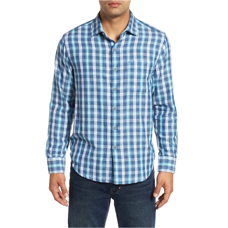 Men's Retro - Style Hawaiian Print Casual Shirts in Bold Patterns for a Tropical VacationTommy Hilfiger Mens Plaid Button Up Shirt, Blue, Small Men's Retro - Style Hawaiian Print Casual Shirts in Bold Patterns for a Tropical VacationTommy Hilfiger Mens Plaid Button Up Shirt, Blue, Small