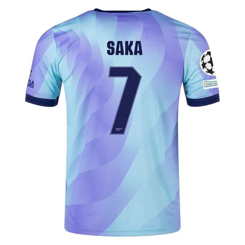 Men's Limited - Release American Football Jerseys of Rookie Stars for Early Adopters and Fansadidas Arsenal Authentic Bukayo Saka Third Jersey w/ Champions League Patches 24/25 (Clear Aqua/Light Flash Purple)