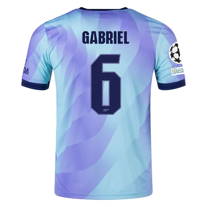 Men's NBA Authentic Team Jerseys in Official Team Colors for True Basketball Fansadidas Arsenal Authentic Gabriel Third Jersey w/ Champions League Patches 24/25 (Clear Aqua/Light Flash Purple) Men's NBA Authentic Team Jerseys in Official Team Colors for True Basketball Fansadidas Arsenal Authentic Gabriel Third Jersey w/ Champions League Patches 24/25 (Clear Aqua/Light Flash Purple)