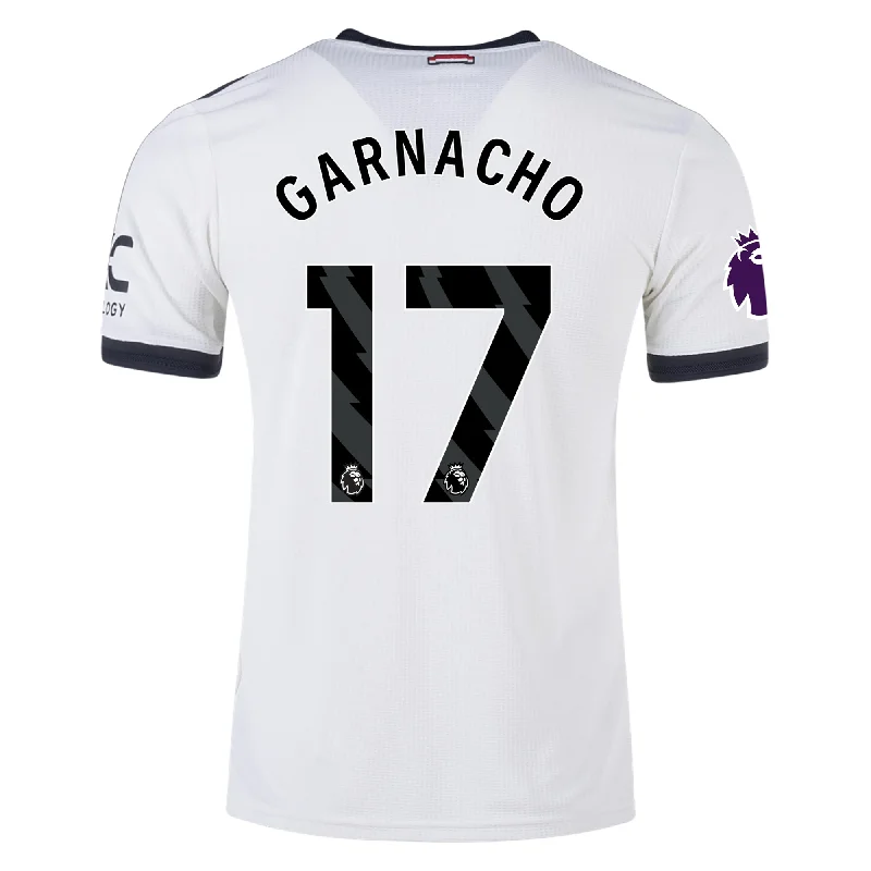Men's Replica Hockey Jerseys of Star Players for Devoted Ice Hockey Supportersadidas Manchester United Alejandro Garnacho Authentic Third Jersey w/ EPL Patch 24/25 (Off White) Men's Replica Hockey Jerseys of Star Players for Devoted Ice Hockey Supportersadidas Manchester United Alejandro Garnacho Authentic Third Jersey w/ EPL Patch 24/25 (Off White)