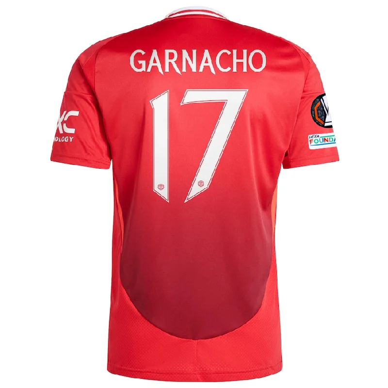 Men's Retro Hockey Jerseys with Classic Stripes and Logos for a Nostalgic Hockey Aestheticadidas Manchester United Alejandro Garnacho Home Jersey w/ Europa League Patches 24/25 (MUFC Red) Men's Retro Hockey Jerseys with Classic Stripes and Logos for a Nostalgic Hockey Aestheticadidas Manchester United Alejandro Garnacho Home Jersey w/ Europa League Patches 24/25 (MUFC Red)