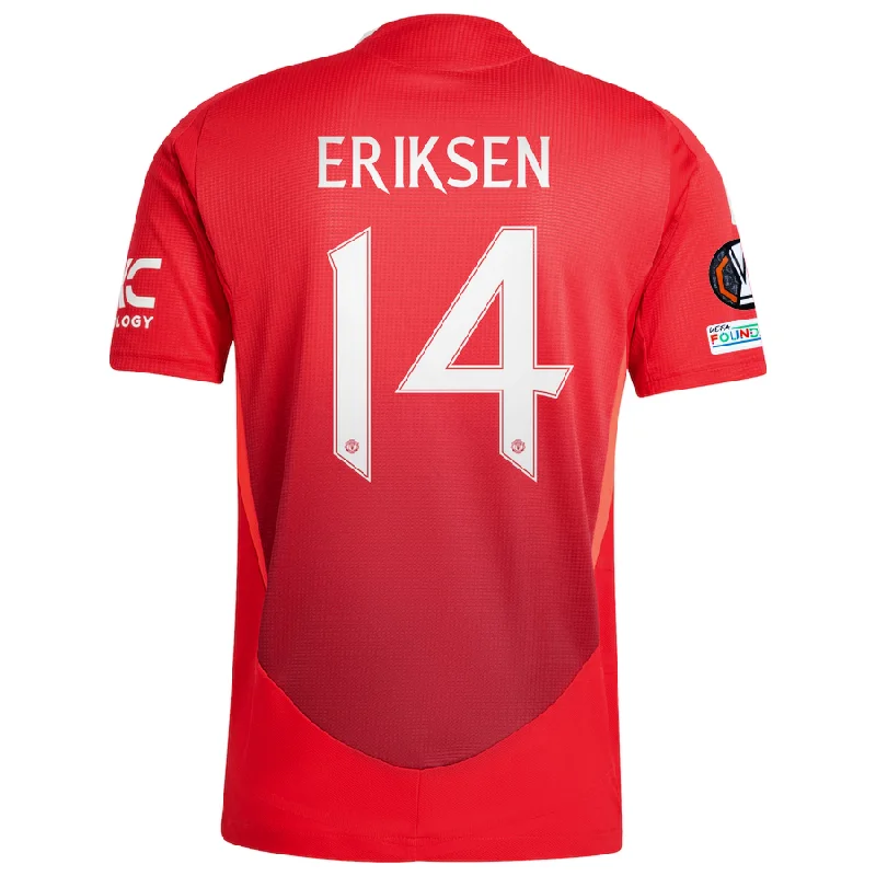 Men's Breathable Polyester Running Jerseys in Bright Neon Colors for High - Visibility Workoutsadidas Manchester United Authentic Christian Eriksen Home Jersey w/ Europa League Patches 24/25 (MUFC Red/Bright Red) Men's Breathable Polyester Running Jerseys in Bright Neon Colors for High - Visibility Workoutsadidas Manchester United Authentic Christian Eriksen Home Jersey w/ Europa League Patches 24/25 (MUFC Red/Bright Red)