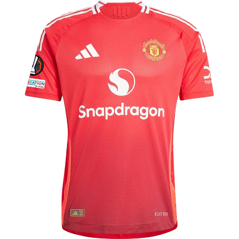 Men's Replica Hockey Jerseys of Star Players for Devoted Ice Hockey Supportersadidas Manchester United Authentic Home Jersey w/ Europa League Patches 24/25 (MUFC Red/Bright Red)