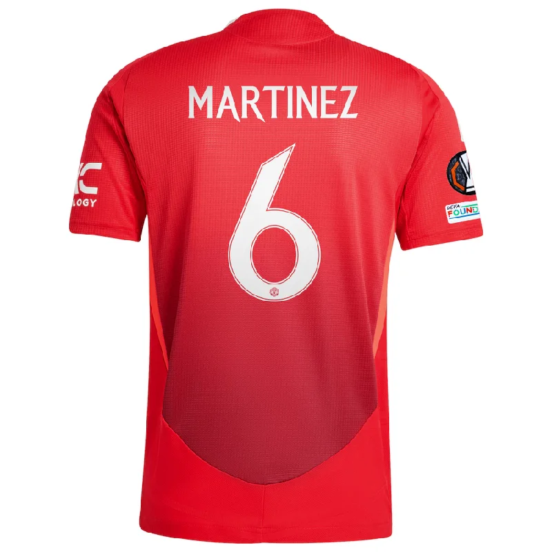 Men's Moisture - Wicking Lacrosse Jerseys with Mesh Panels for Optimal Performance on the Fieldadidas Manchester United Authentic Lisandro Martinez Home Jersey w/ Europa League Patches 24/25 (MUFC Red/Bright Red) Men's Moisture - Wicking Lacrosse Jerseys with Mesh Panels for Optimal Performance on the Fieldadidas Manchester United Authentic Lisandro Martinez Home Jersey w/ Europa League Patches 24/25 (MUFC Red/Bright Red)