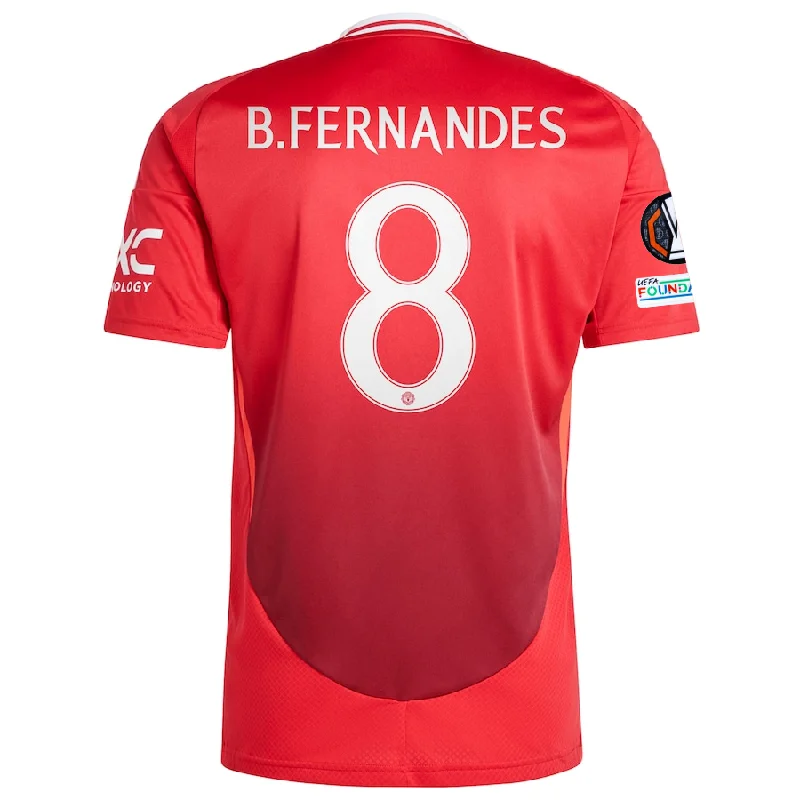 Men's Vintage American Football Jerseys of Legendary Teams for Collectors and Fansadidas Manchester United Bruno Fernandes Home Jersey w/ Europa League Patches 24/25 (MUFC Red) Men's Vintage American Football Jerseys of Legendary Teams for Collectors and Fansadidas Manchester United Bruno Fernandes Home Jersey w/ Europa League Patches 24/25 (MUFC Red)