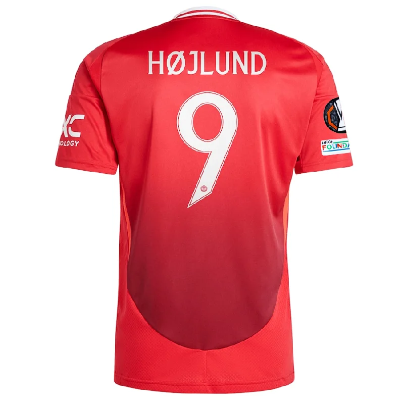Men's Football Jerseys with Embroidered Club Badges for a Premium and Authentic Appealadidas Manchester United Rasmus Højlund Home Jersey w/ Europa League Patches 24/25 (MUFC Red) Men's Football Jerseys with Embroidered Club Badges for a Premium and Authentic Appealadidas Manchester United Rasmus Højlund Home Jersey w/ Europa League Patches 24/25 (MUFC Red)