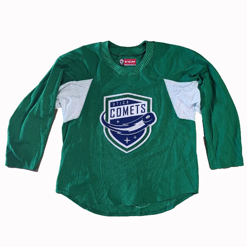 Men's Moisture - Wicking Golf Jerseys with UV Protection for Comfortable Rounds on the CourseAHL - Used CCM Practice Jersey - Utica Comets (Green) Men's Moisture - Wicking Golf Jerseys with UV Protection for Comfortable Rounds on the CourseAHL - Used CCM Practice Jersey - Utica Comets (Green)