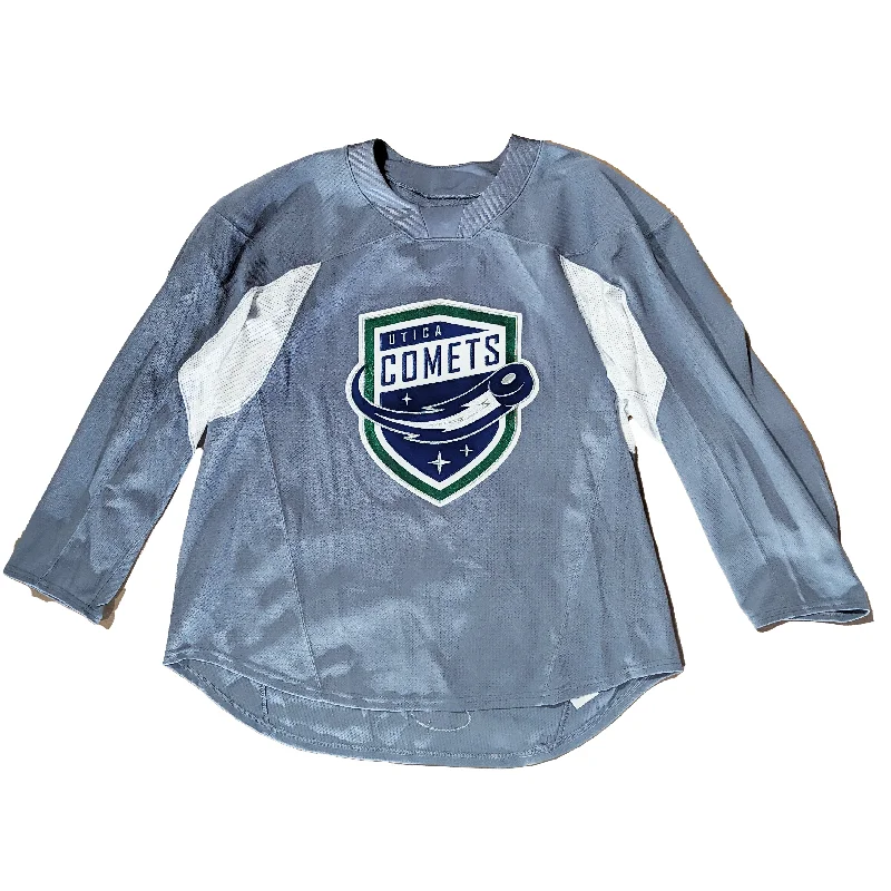 Men's Custom - Printed Baseball Jerseys with Player Names and Numbers for Personalized StyleAHL - Used CCM Practice Jersey - Utica Comets (Grey) Men's Custom - Printed Baseball Jerseys with Player Names and Numbers for Personalized StyleAHL - Used CCM Practice Jersey - Utica Comets (Grey)