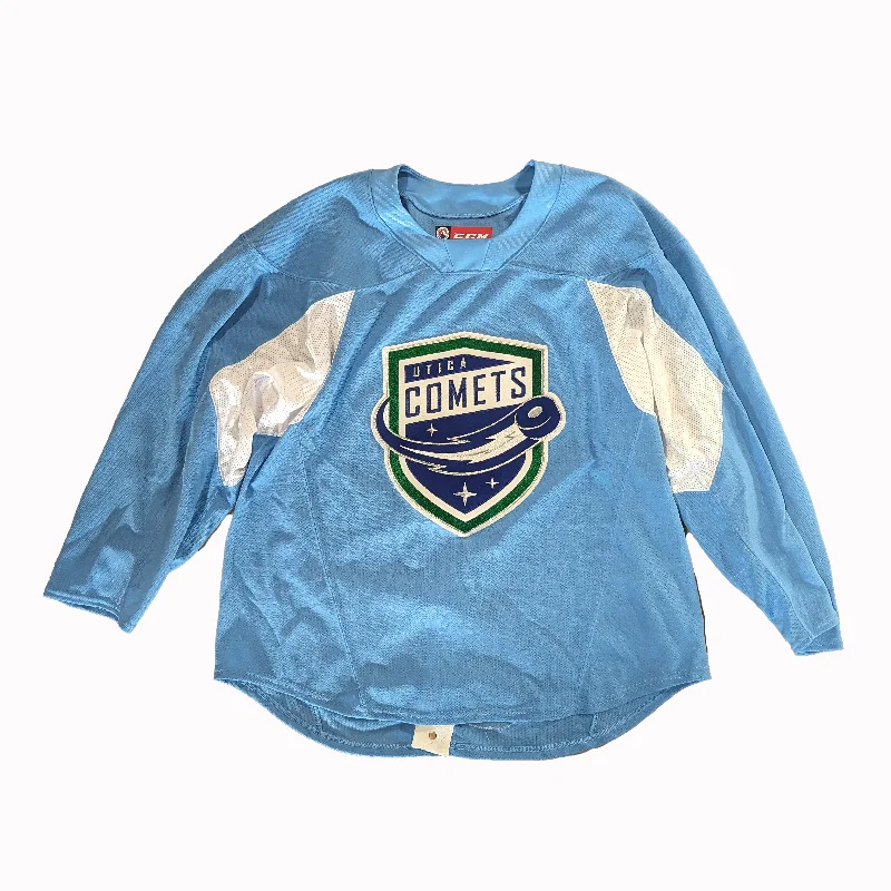 Men's NBA Authentic Team Jerseys in Official Team Colors for True Basketball FansAHL - Used CCM Practice Jersey - Utica Comets (Sky Blue) Men's NBA Authentic Team Jerseys in Official Team Colors for True Basketball FansAHL - Used CCM Practice Jersey - Utica Comets (Sky Blue)