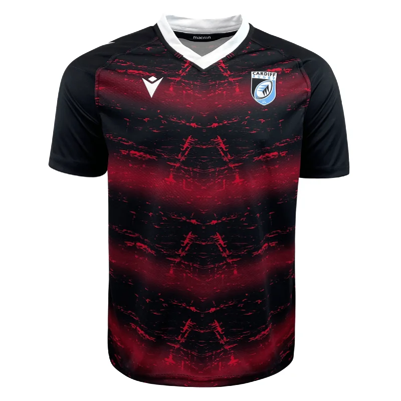 Men's Vintage American Football Jerseys of Legendary Teams for Collectors and FansCardiff 22/23 Training Jersey by Macron Men's Vintage American Football Jerseys of Legendary Teams for Collectors and FansCardiff 22/23 Training Jersey by Macron