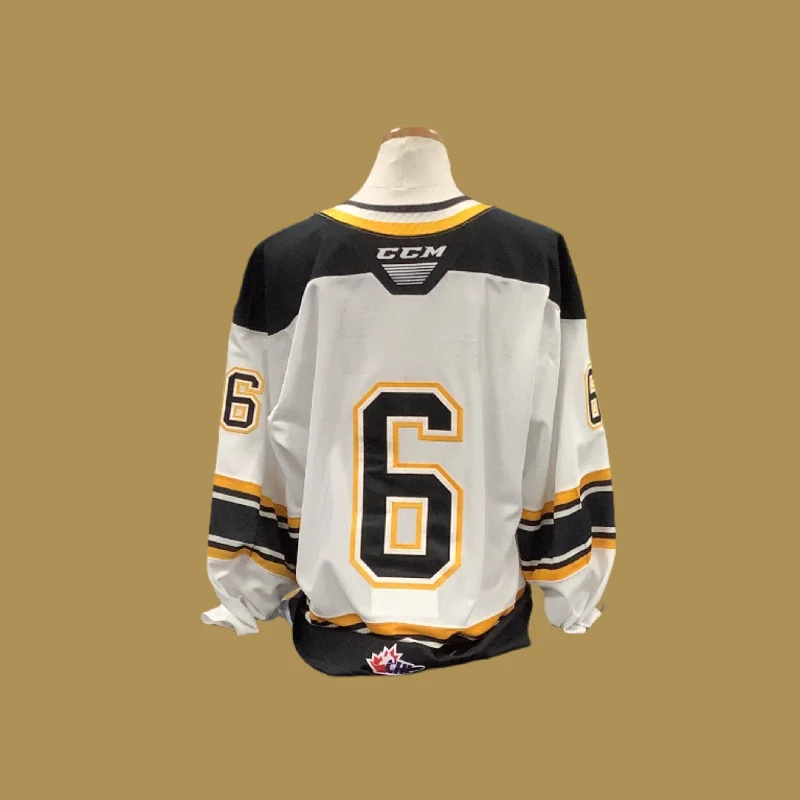 Men's Vintage American Football Jerseys of Legendary Teams for Collectors and FansGame Official White Jersey 20/21 - 21/22 - #6 Men's Vintage American Football Jerseys of Legendary Teams for Collectors and FansGame Official White Jersey 20/21 - 21/22 - #6