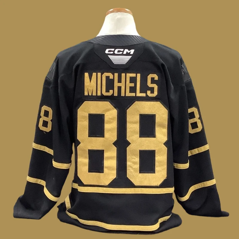 Men's Basketball Jerseys with Signature Player Logos for a Fan - Favorite LookGame Used Black Jersey 2023/24 #88 Michels
