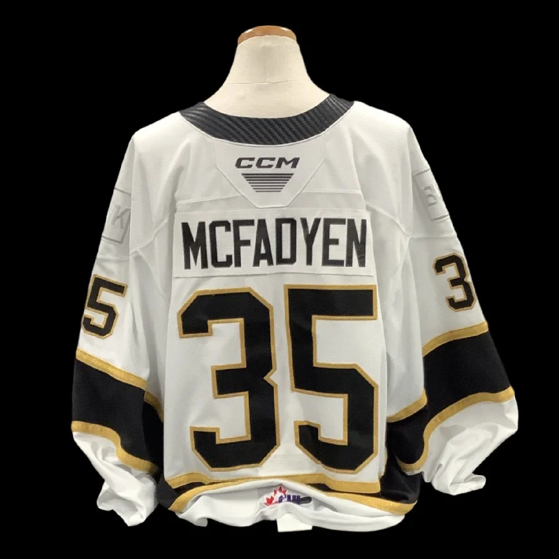 Men's NBA Authentic Team Jerseys in Official Team Colors for True Basketball FansGame Used White Jersey 2023/24 #35 Mcfadyen Men's NBA Authentic Team Jerseys in Official Team Colors for True Basketball FansGame Used White Jersey 2023/24 #35 Mcfadyen