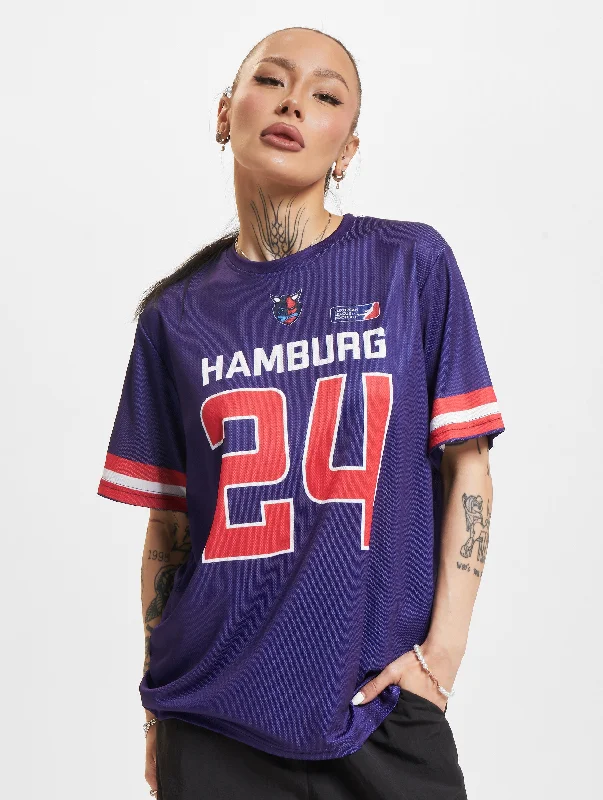 Men's Retro Hockey Jerseys with Classic Stripes and Logos for a Nostalgic Hockey AestheticHamburg Sea Devils Fan Jersey 2024
