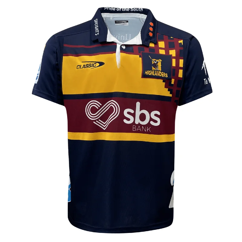Men's Custom - Printed Baseball Jerseys with Player Names and Numbers for Personalized StyleHighlanders Super Rugby Heritage Jersey by Classic Sportswear Men's Custom - Printed Baseball Jerseys with Player Names and Numbers for Personalized StyleHighlanders Super Rugby Heritage Jersey by Classic Sportswear