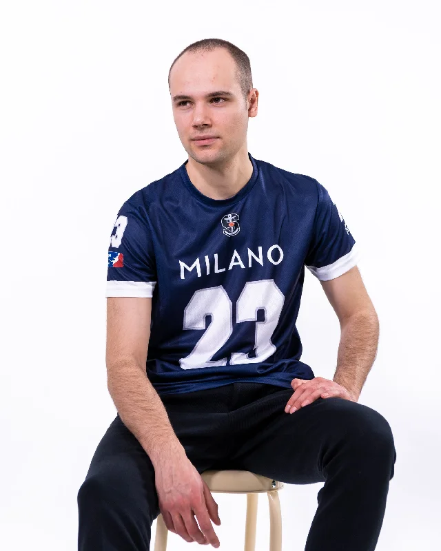 Men's Basketball Jerseys with Signature Player Logos for a Fan - Favorite LookMilano Seamen Fan Jersey Men's Basketball Jerseys with Signature Player Logos for a Fan - Favorite LookMilano Seamen Fan Jersey