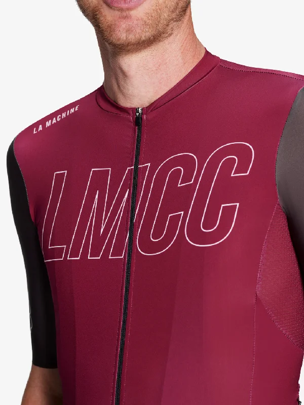 Men's Throwback Tennis Jerseys Inspired by Iconic Matches and PlayersLMCC - Cycling Jersey - Deep Red Men's Throwback Tennis Jerseys Inspired by Iconic Matches and PlayersLMCC - Cycling Jersey - Deep Red