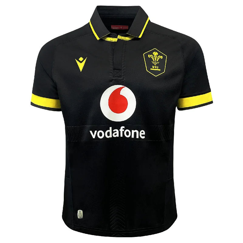Men's Limited - Edition Cricket Jerseys Commemorating Historic Matches for Die - Hard Cricket LoversWales 6 Nations Away Jersey 23/25 by Macron