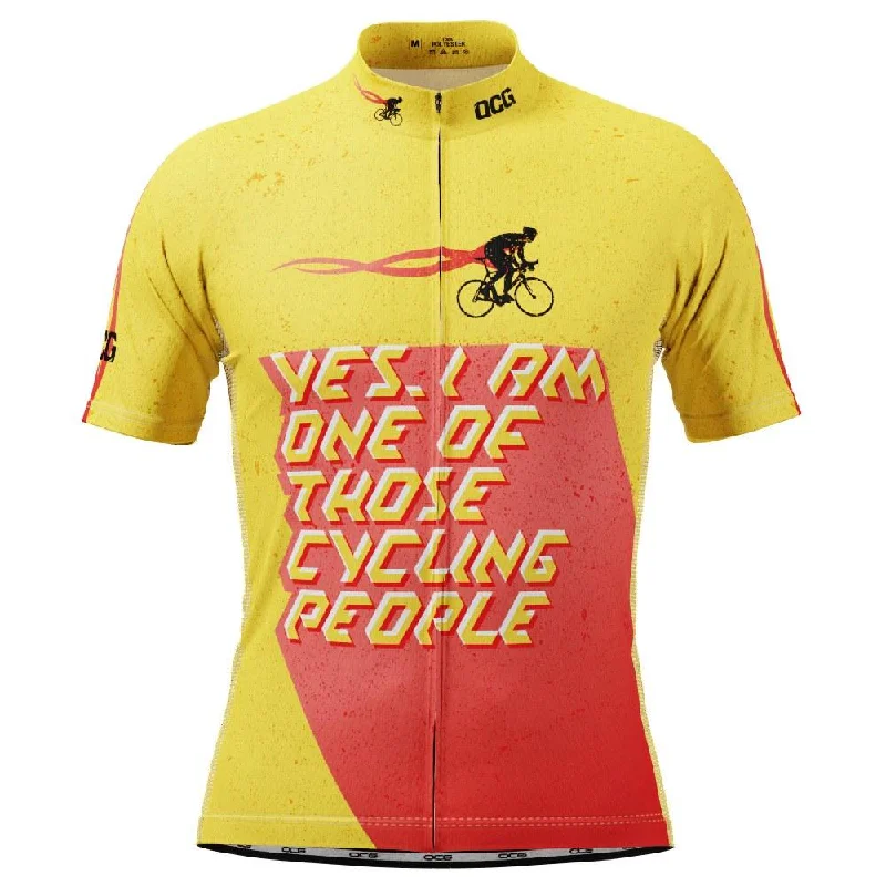 Men's Vintage American Football Jerseys of Legendary Teams for Collectors and FansMen's One of Those Cycling People Short Sleeve Cycling Jersey