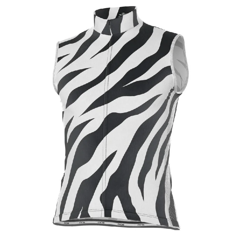 Men's Replica Hockey Jerseys of Star Players for Devoted Ice Hockey SupportersMen's White Tiger Sleeveless Cycling Jersey