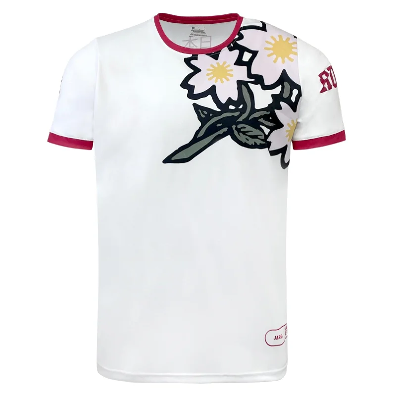 Men's Moisture - Wicking Golf Jerseys with UV Protection for Comfortable Rounds on the CourseNations of Rugby Japan Sevens Rugby Flag Jersey