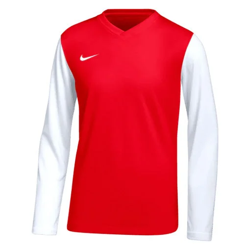 Men's Retro Hockey Jerseys with Classic Stripes and Logos for a Nostalgic Hockey AestheticMen Nike DRI-FIT US LS Tiempo Premier II Jersey