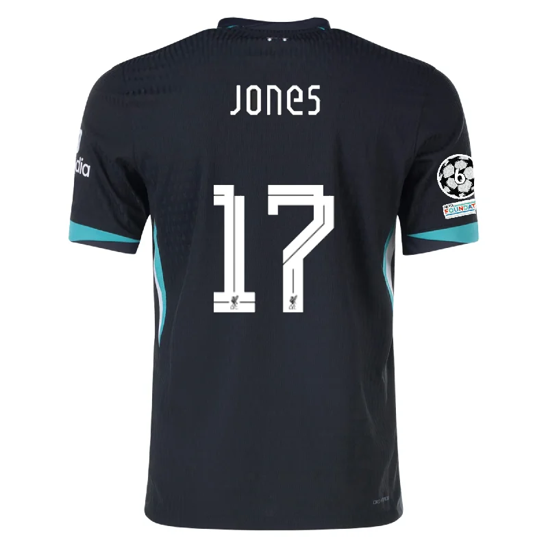 Men's Retro Soccer Jerseys of Famous Clubs from the 90s for Nostalgic Football EnthusiastsNike Liverpool Authentic Curtis Jones Away Jersey w/ Champions League 24/25 (Night Forest/Washed Teal) Men's Retro Soccer Jerseys of Famous Clubs from the 90s for Nostalgic Football EnthusiastsNike Liverpool Authentic Curtis Jones Away Jersey w/ Champions League 24/25 (Night Forest/Washed Teal)