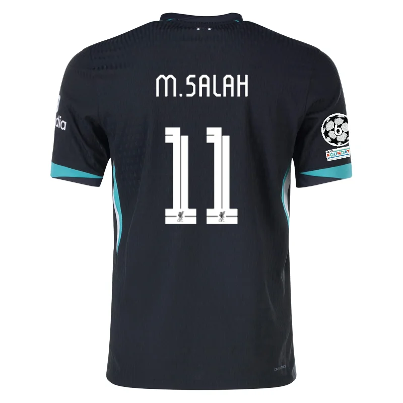 Men's Moisture - Wicking Golf Jerseys with UV Protection for Comfortable Rounds on the CourseNike Liverpool Authentic Mohamed Salah Away Jersey w/ Champions League 24/25 (Night Forest/Washed Teal) Men's Moisture - Wicking Golf Jerseys with UV Protection for Comfortable Rounds on the CourseNike Liverpool Authentic Mohamed Salah Away Jersey w/ Champions League 24/25 (Night Forest/Washed Teal)