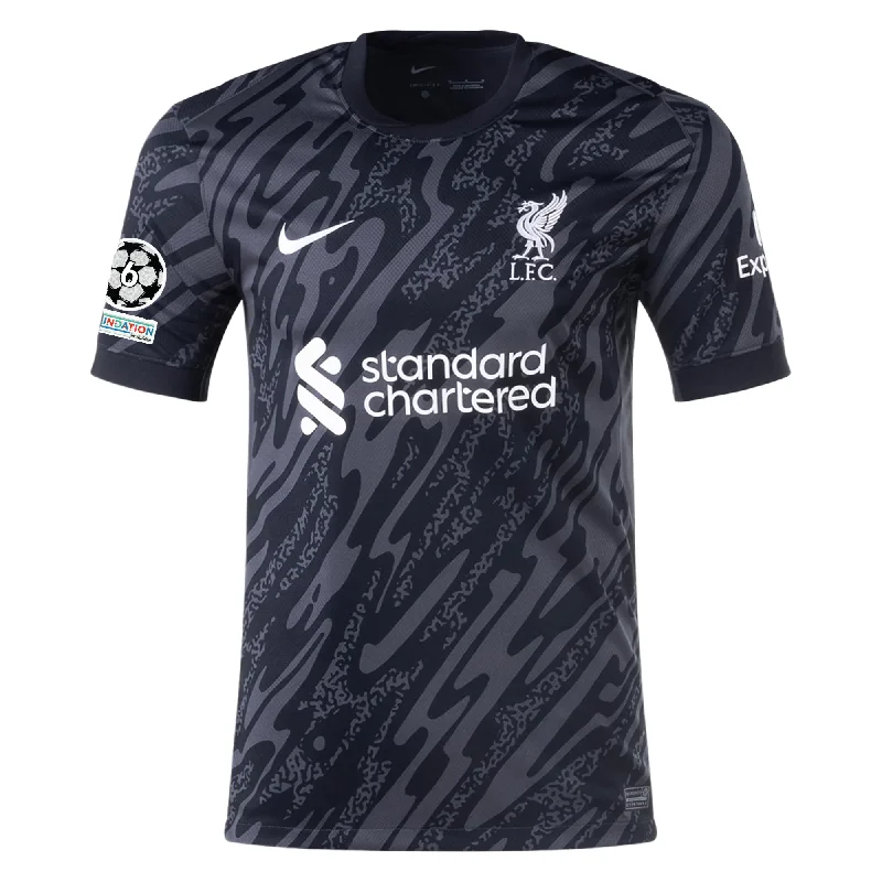 Men's Limited - Edition Cricket Jerseys Commemorating Historic Matches for Die - Hard Cricket LoversNike Liverpool Goalkeeper Jersey w/ Champions League Patches 24/25 (Anthracite/Black) Men's Limited - Edition Cricket Jerseys Commemorating Historic Matches for Die - Hard Cricket LoversNike Liverpool Goalkeeper Jersey w/ Champions League Patches 24/25 (Anthracite/Black)