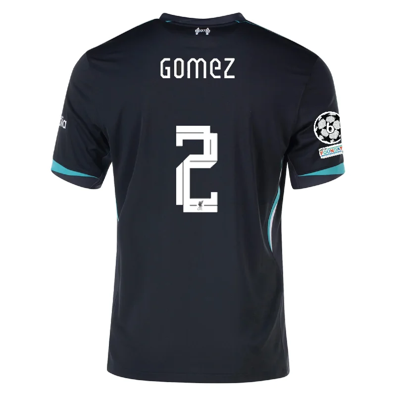 Men's Sustainable Organic Cotton Rugby Jerseys for Eco - Conscious Sports EnthusiastsNike Liverpool Joe Gomez Away Jersey w/ Champions League Patches 24/25 (Night Forest/Washed Teal) Men's Sustainable Organic Cotton Rugby Jerseys for Eco - Conscious Sports EnthusiastsNike Liverpool Joe Gomez Away Jersey w/ Champions League Patches 24/25 (Night Forest/Washed Teal)