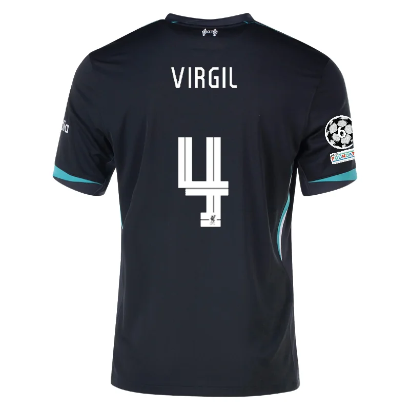 Men's Sustainable Organic Cotton Rugby Jerseys for Eco - Conscious Sports EnthusiastsNike Liverpool Virgil Van Dijk Away Jersey w/ Champions League Patches 24/25 (Night Forest/Washed Teal) Men's Sustainable Organic Cotton Rugby Jerseys for Eco - Conscious Sports EnthusiastsNike Liverpool Virgil Van Dijk Away Jersey w/ Champions League Patches 24/25 (Night Forest/Washed Teal)