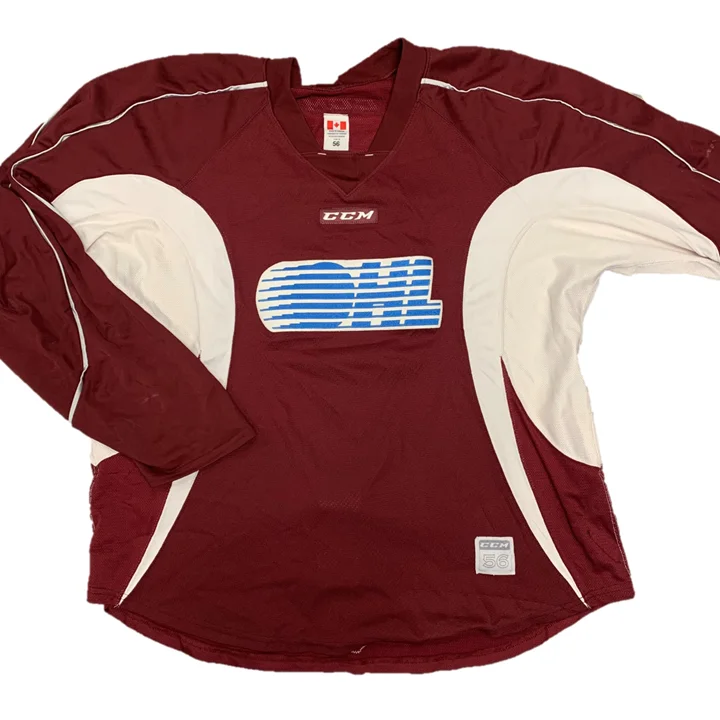Men's Authentic Soccer Jerseys of National Teams for International Football EventsOHL - Used CCM Practice Jersey (Maroon) Men's Authentic Soccer Jerseys of National Teams for International Football EventsOHL - Used CCM Practice Jersey (Maroon)