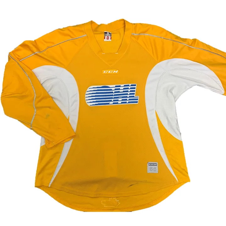 Men's Moisture - Wicking Lacrosse Jerseys with Mesh Panels for Optimal Performance on the FieldOHL - Used CCM Practice Jersey (Yellow) Men's Moisture - Wicking Lacrosse Jerseys with Mesh Panels for Optimal Performance on the FieldOHL - Used CCM Practice Jersey (Yellow)