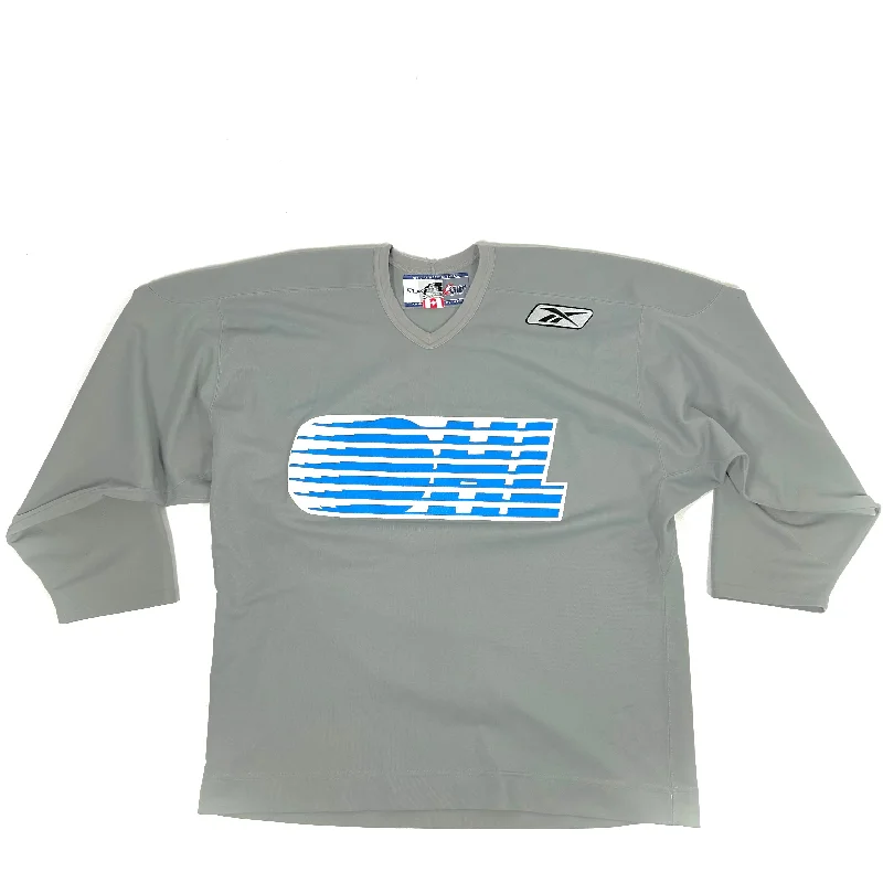 Men's Custom - Embroidered Volleyball Jerseys for Team Uniforms or Personalized GearOHL - Used Reebok Practice Jersey (Grey) Men's Custom - Embroidered Volleyball Jerseys for Team Uniforms or Personalized GearOHL - Used Reebok Practice Jersey (Grey)