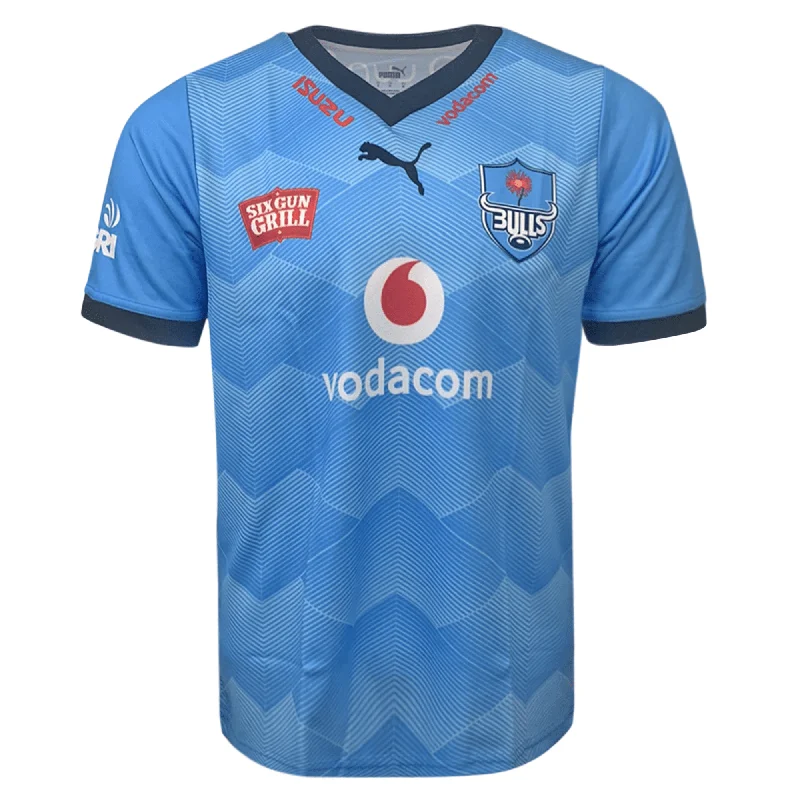 Men's Limited - Release American Football Jerseys of Rookie Stars for Early Adopters and FansBlue Bulls Rugby Home Jersey 22/23 by Puma Men's Limited - Release American Football Jerseys of Rookie Stars for Early Adopters and FansBlue Bulls Rugby Home Jersey 22/23 by Puma